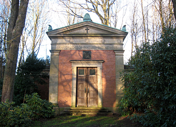 Mausoleum auf dem Friedhof Hamburg Ohlsdorf